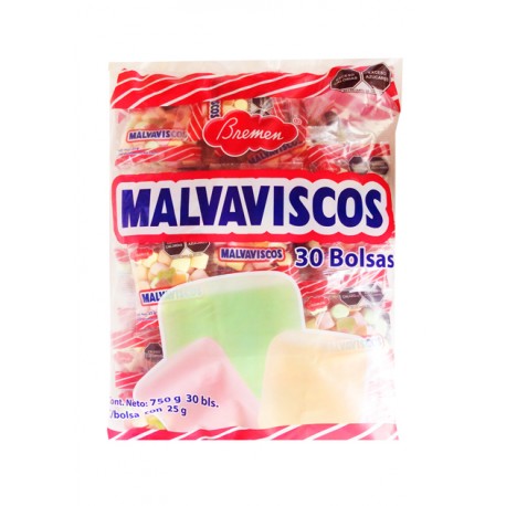 Malvavisco mini paquete 30 piezas
