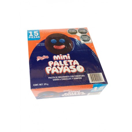Mini paleta Payaso paquete 15 piezas