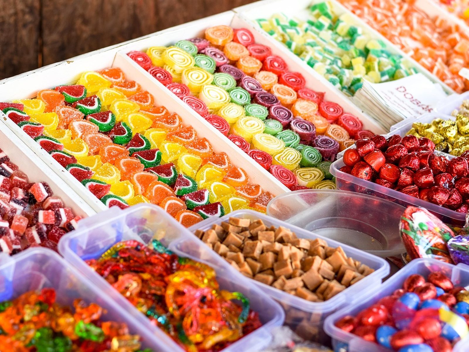 Chocolates, cajeta y malvaviscos